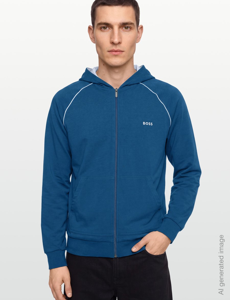BOSS - Mix&Match Jacket H - hoodies - turquoise/aqua - 3