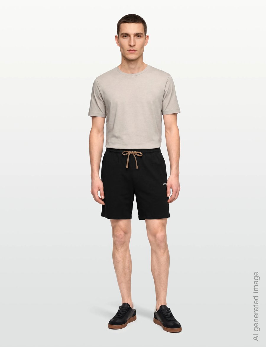 BOSS - Mix&Match Short CW - vabaaja lühikesed püksid - black - 0