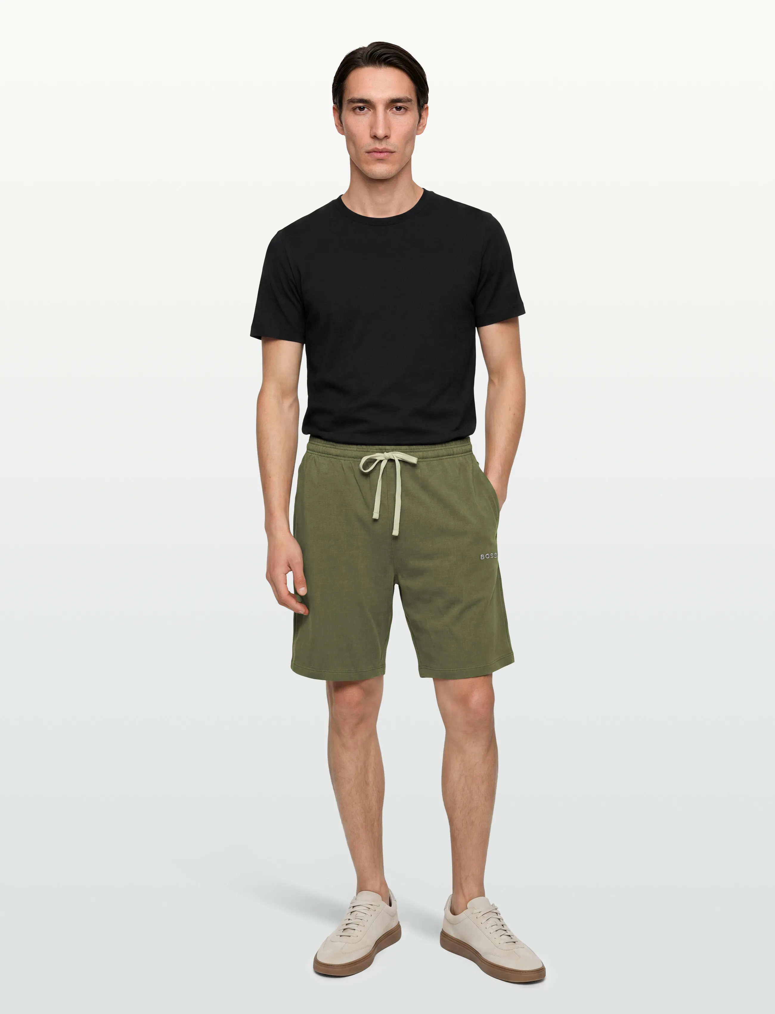 BOSS Mix&Match Short Cw, XL, Khaki green, Shorts > Svedeshorts, Herre