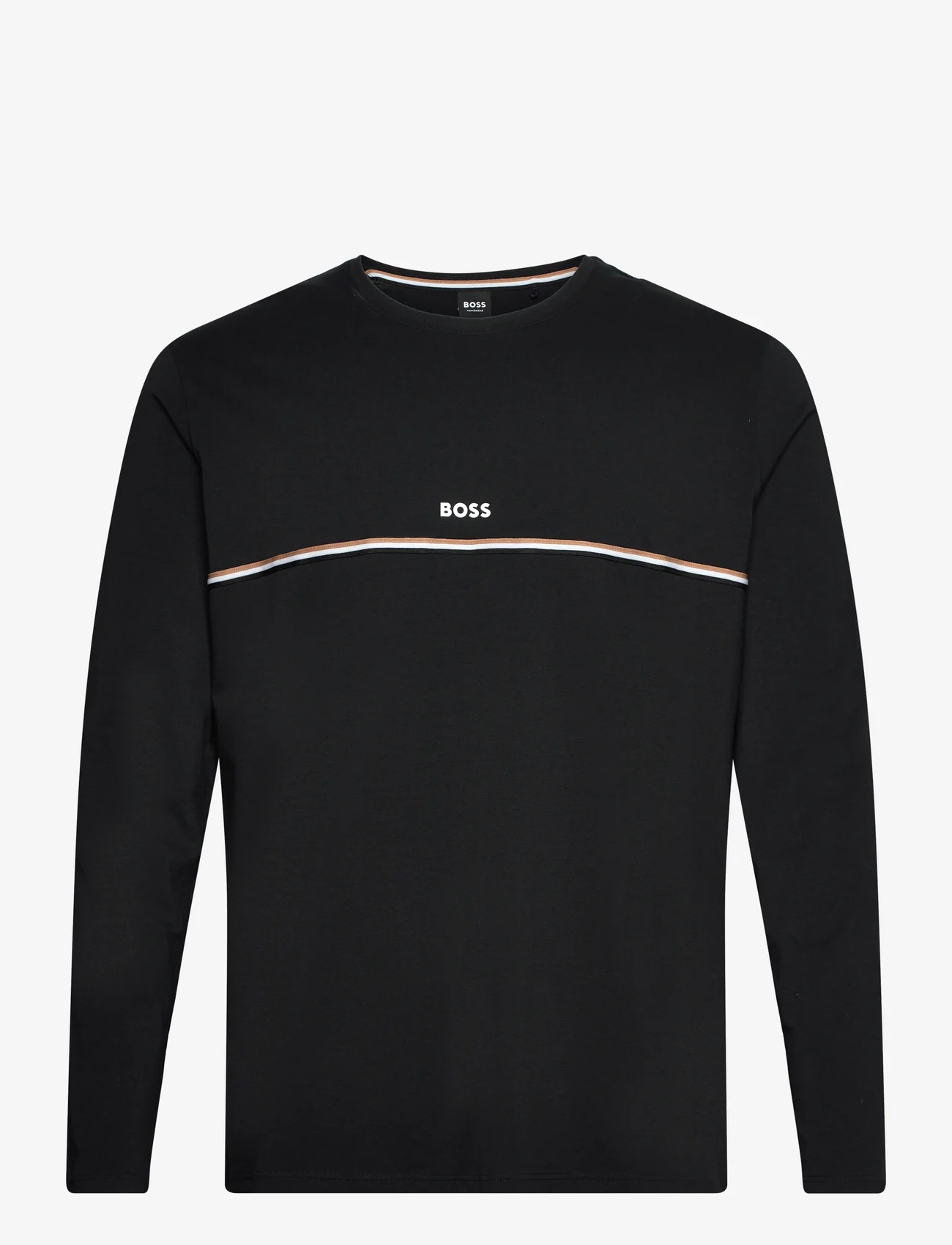 BOSS - Unique LS-Shirt - pyjamashirts - black - 0