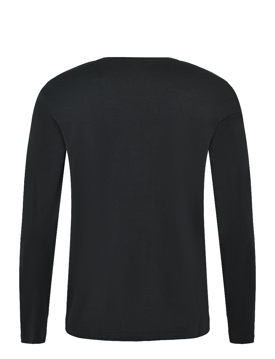 BOSS - Mix&Match LS-Shirt R - långärmade t-shirts - black - 1