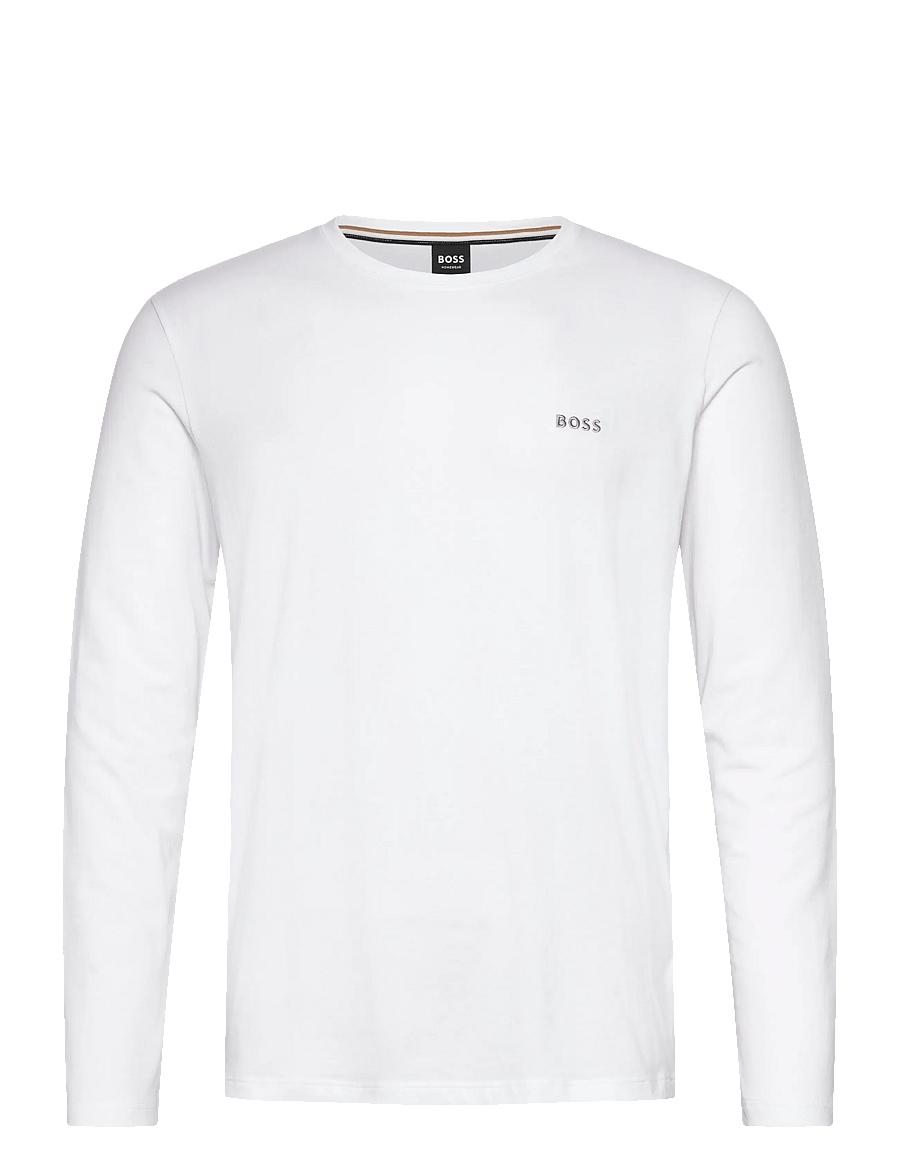 BOSS - Mix&Match LS-Shirt R - långärmade t-shirts - open white - 0