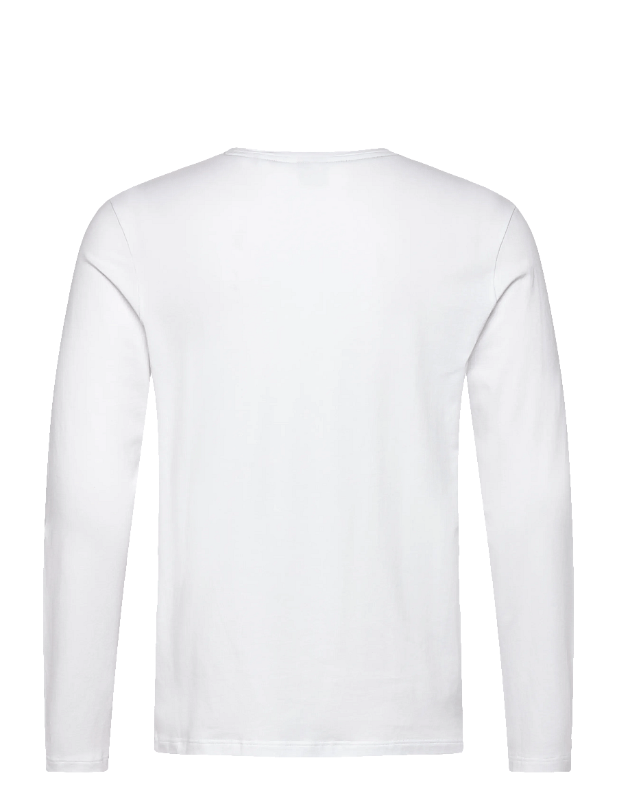 BOSS - Mix&Match LS-Shirt R - långärmade t-shirts - open white - 1