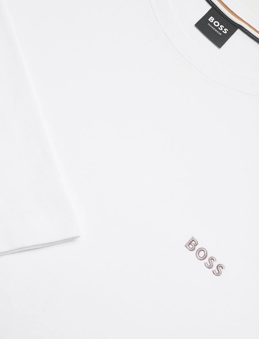 BOSS - Mix&Match LS-Shirt R - långärmade t-shirts - open white - 2
