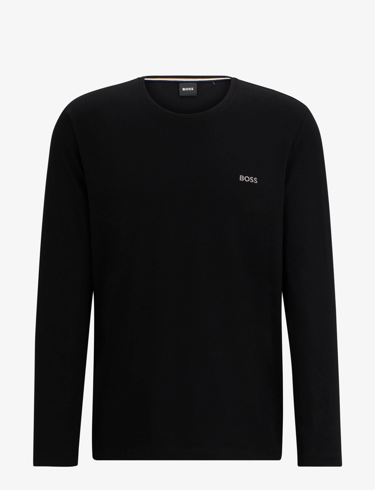 BOSS Mix&Match LS-Shirt R - T-Shirts - BLACK / black