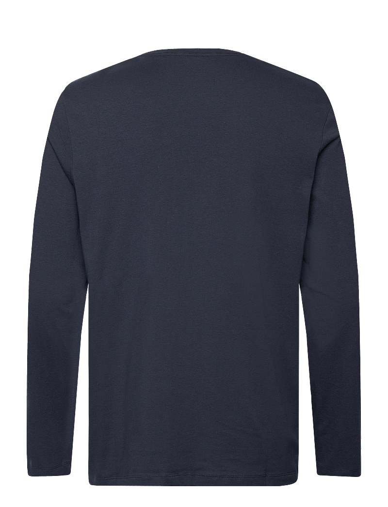 BOSS - Mix&Match LS-Shirt R - långärmade t-shirts - dark blue - 1