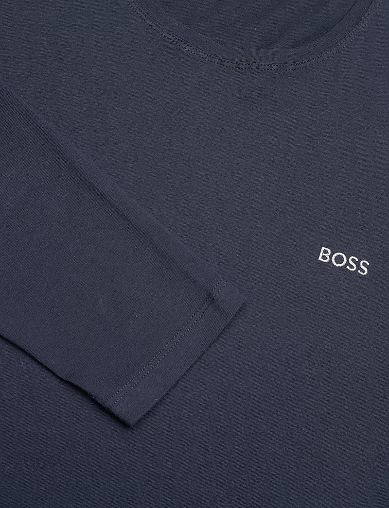 BOSS - Mix&Match LS-Shirt R - långärmade t-shirts - dark blue - 2