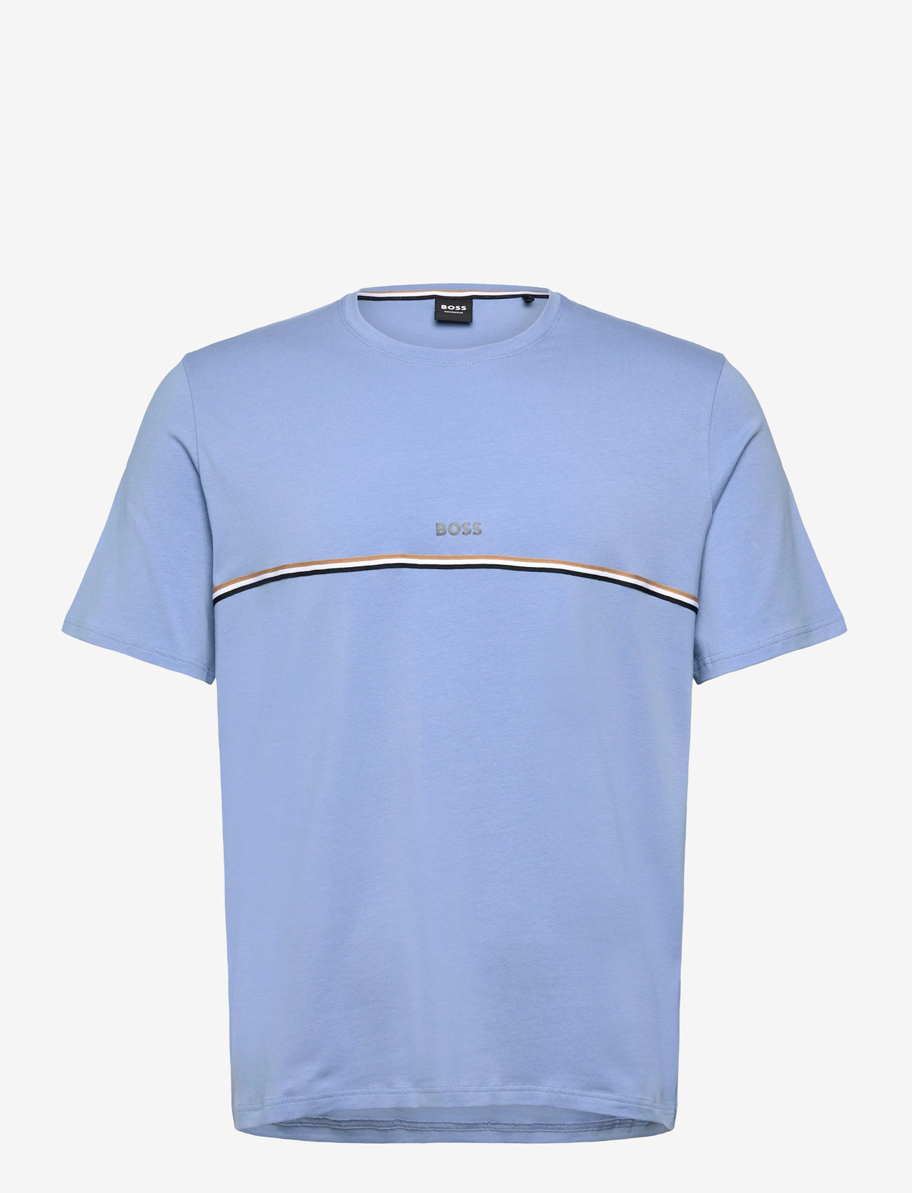 BOSS - Unique T-Shirt - kortærmede t-shirts - light/pastel blue - 0
