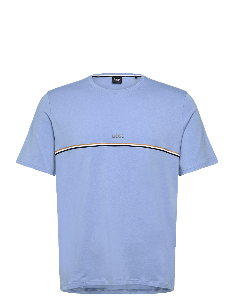 BOSS - Unique T-Shirt - short-sleeved t-shirts - light/pastel blue - 0