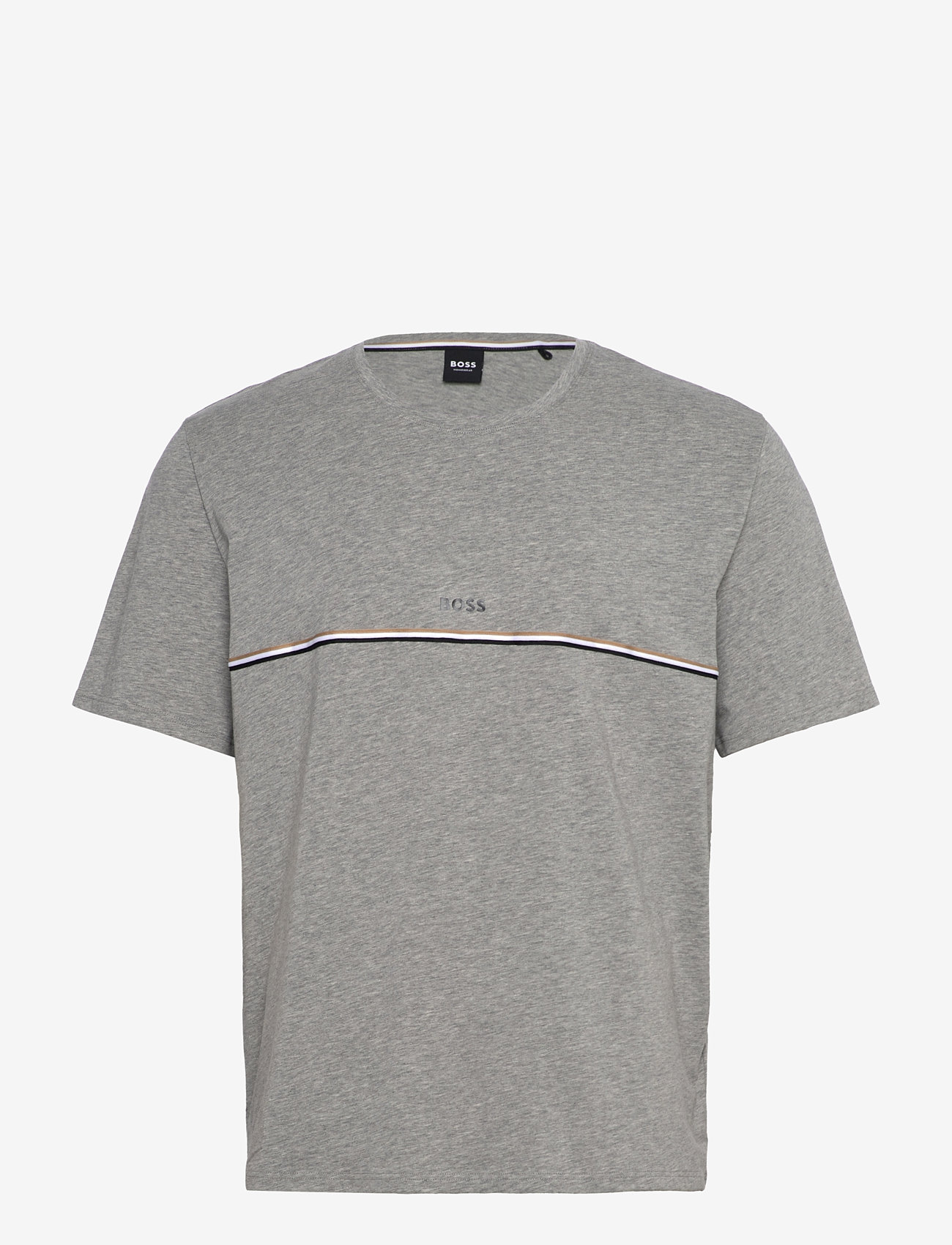 BOSS - Unique T-Shirt - short-sleeved t-shirts - medium grey - 0