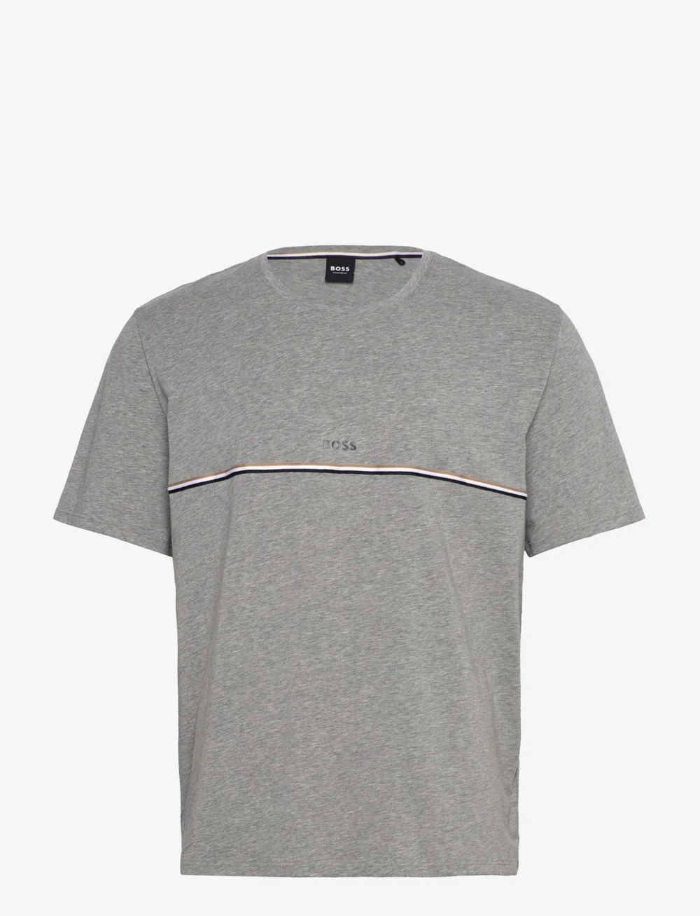 BOSS - Unique T-Shirt - short-sleeved t-shirts - medium grey - 0