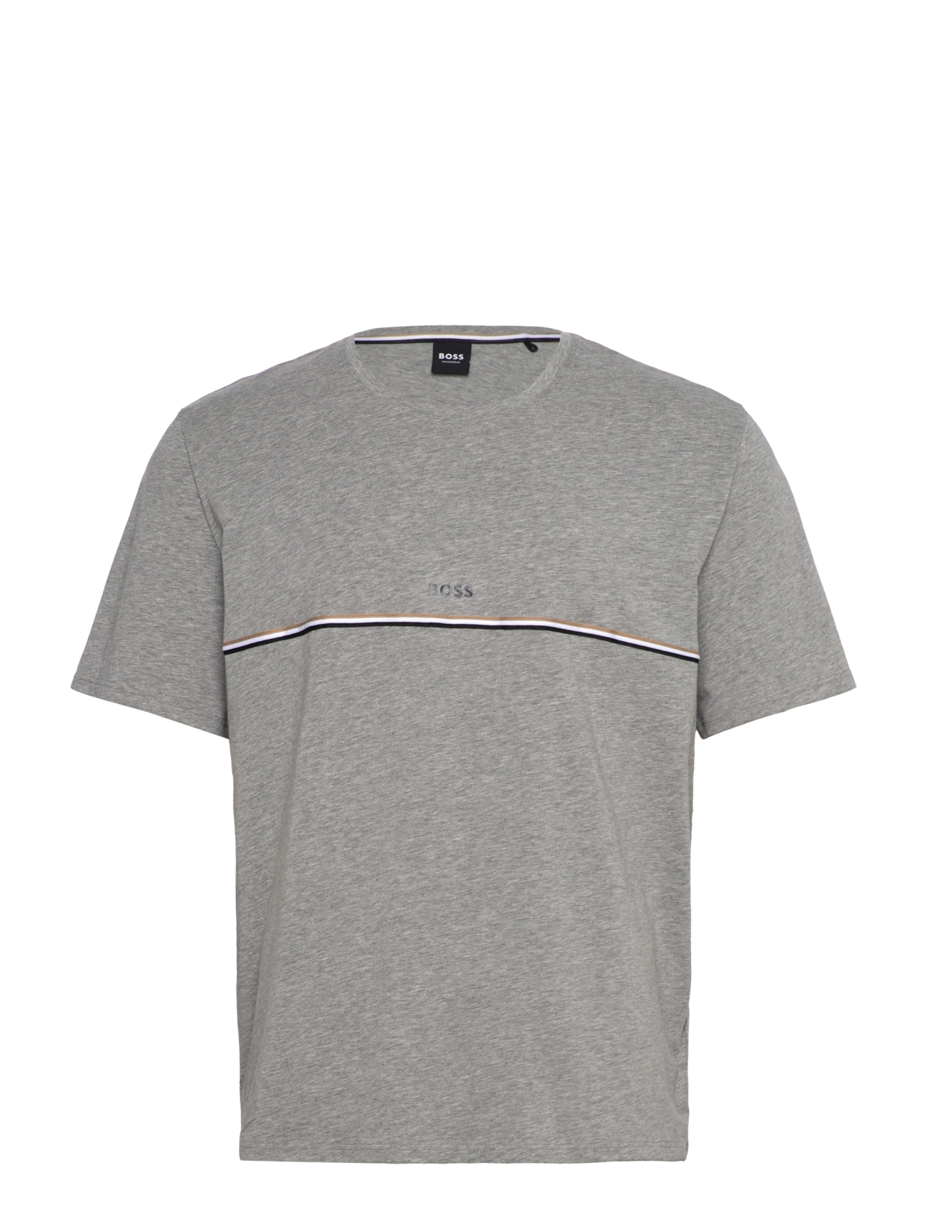 BOSS Unique T-Shirt - Tøj - MEDIUM GREY / grey