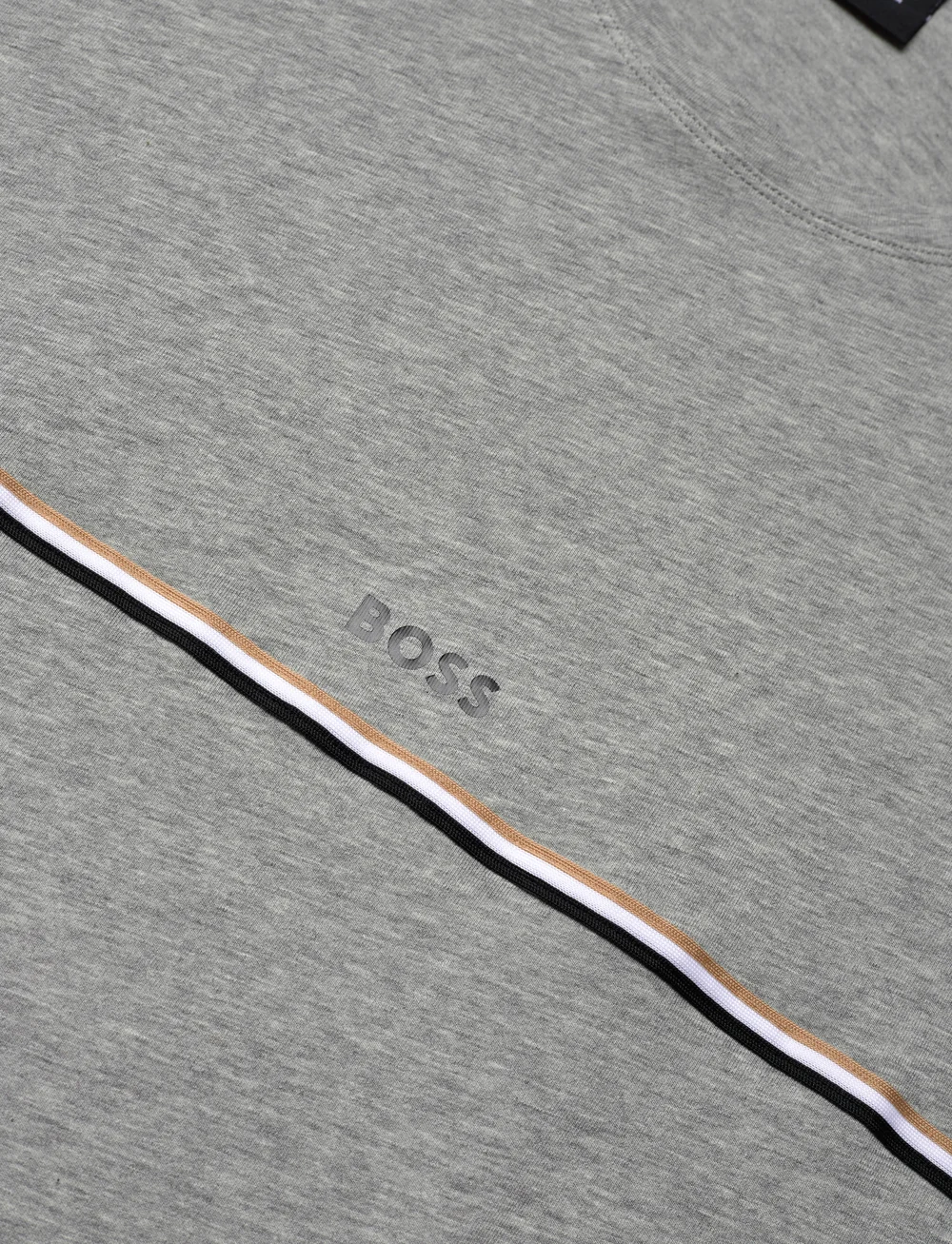 BOSS - Unique T-Shirt - short-sleeved t-shirts - medium grey - 2