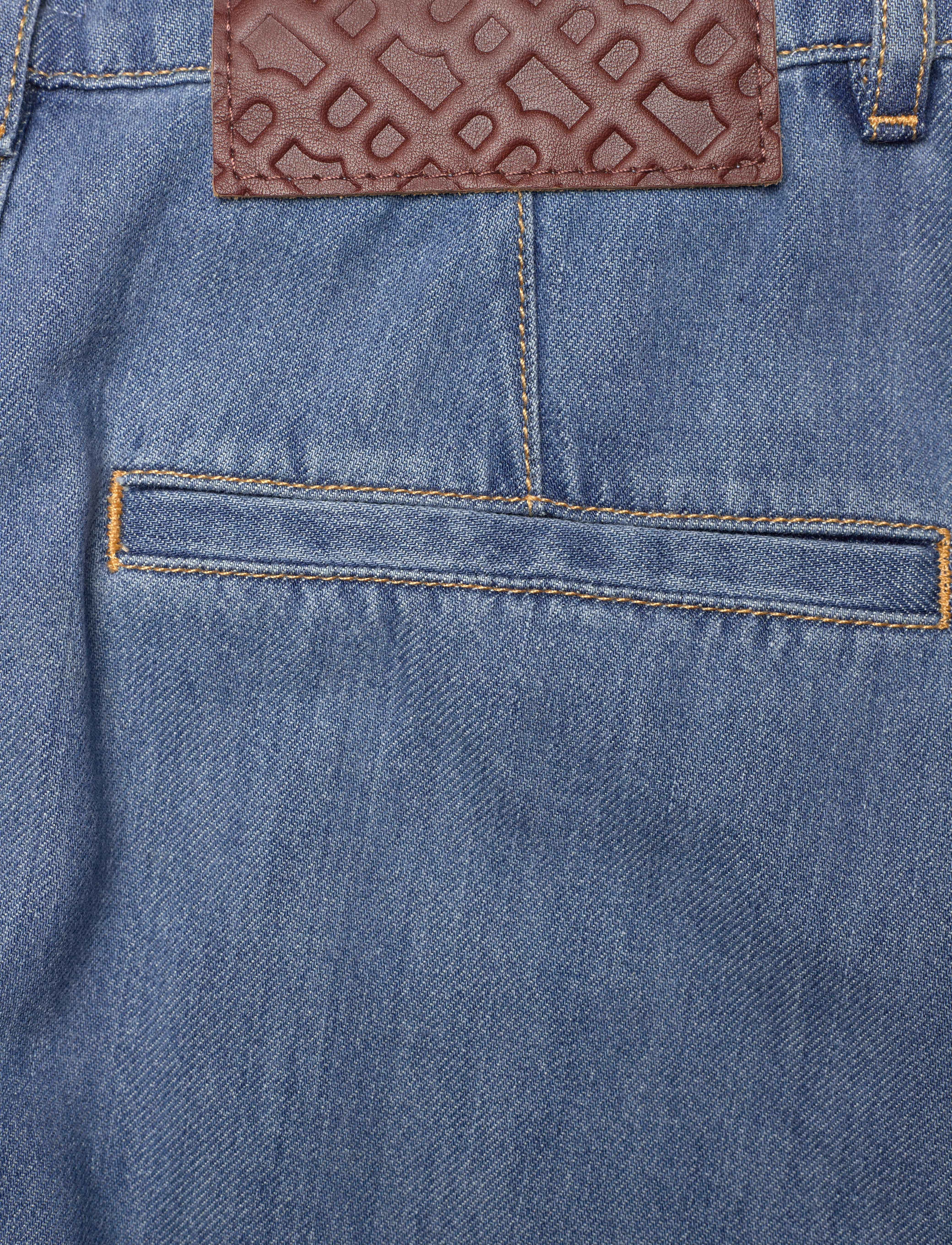 BOSS - DENIM A-LINE SKIRT - turquoise/aqua - 4