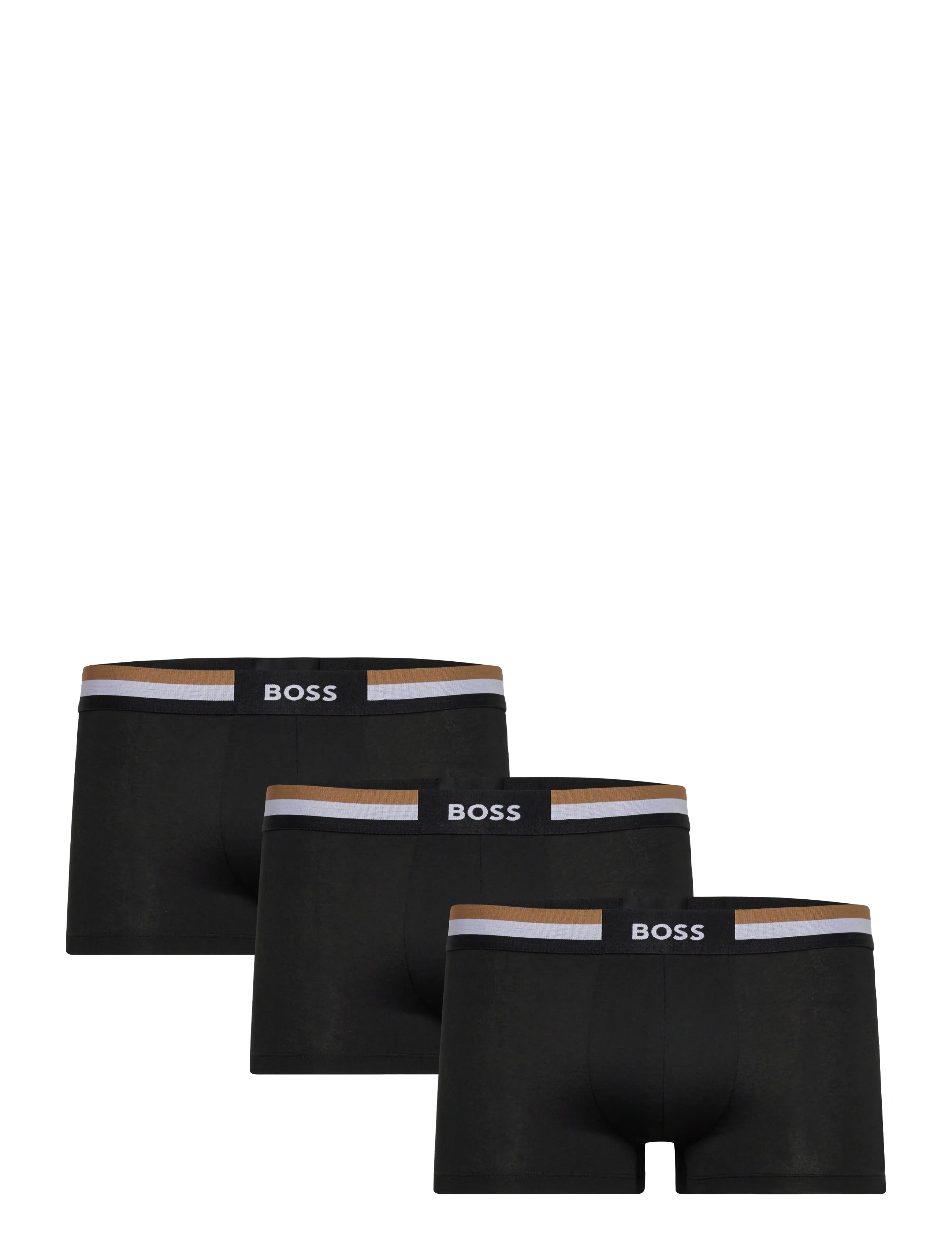 BOSS Trunk 3P Motion, L, Designer, Schwarz - Boxers, Männerswear