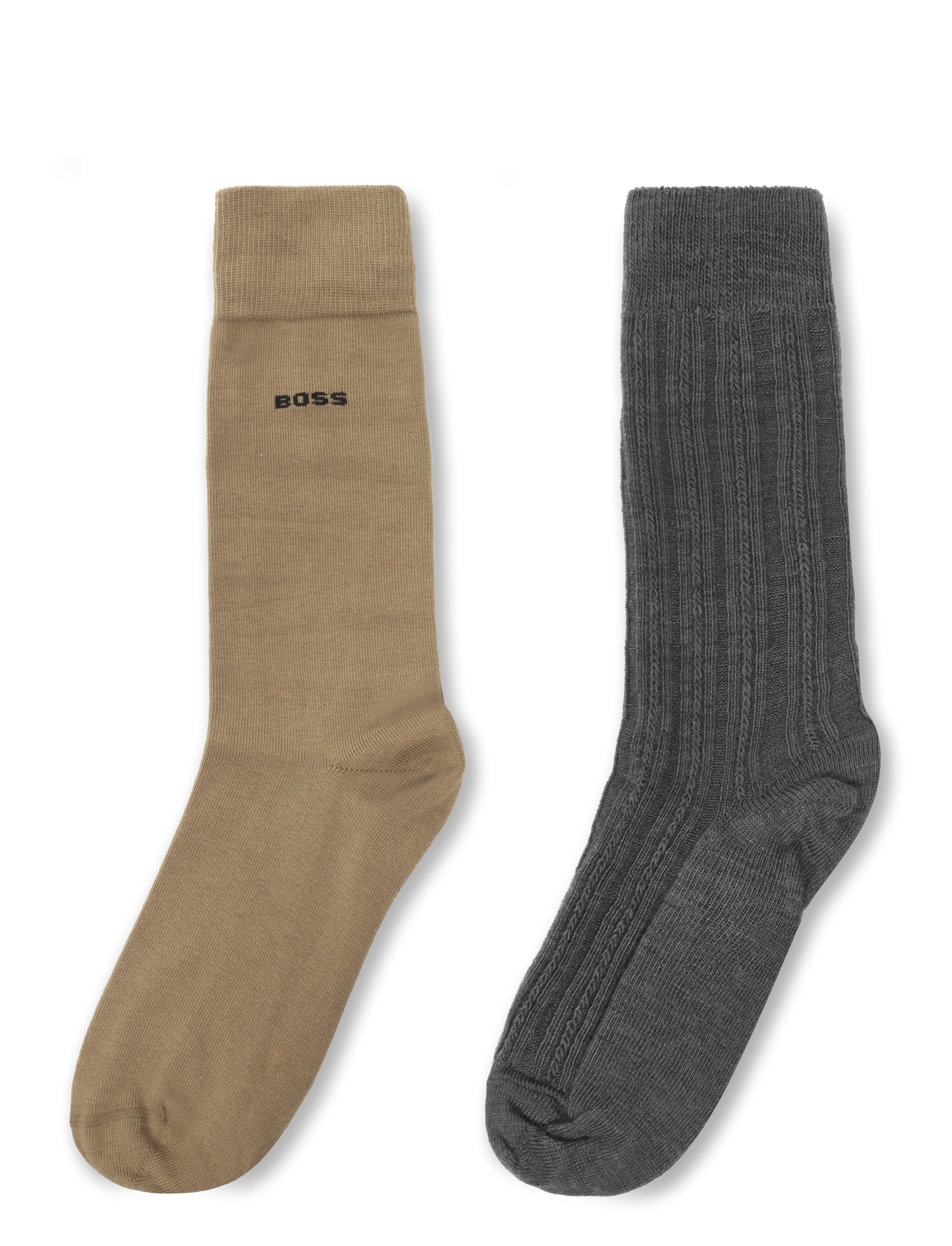 BOSS - 2P RS Uni CC - tennissocken - medium beige - 1