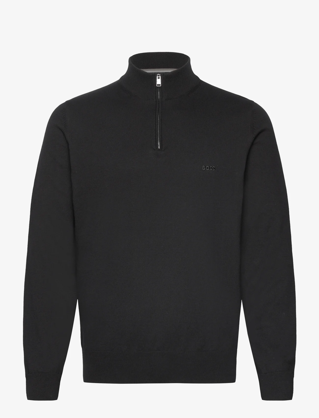 BOSS - Padro-L - pullover mit halbem reißverschluss - black - 0