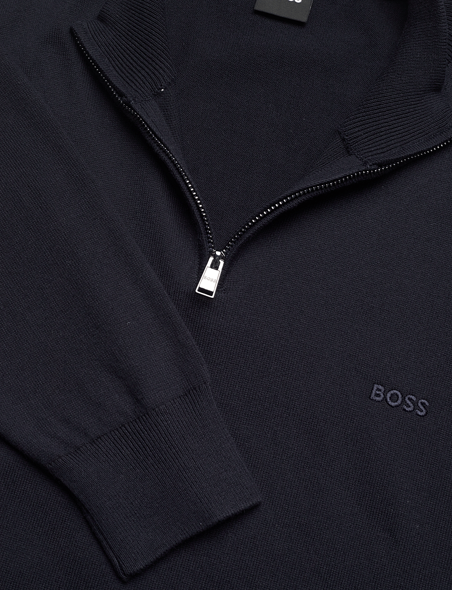 BOSS - Padro-L - pullover mit halbem reißverschluss - dark blue - 2