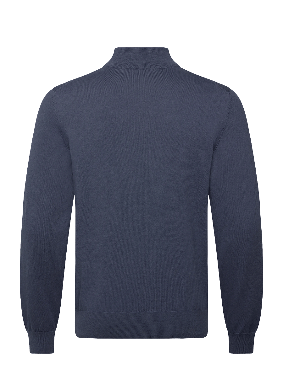 BOSS - Padro-L - pullover mit halbem reißverschluss - open blue - 1