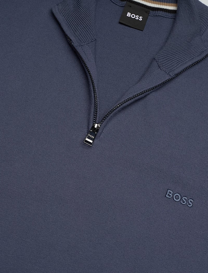 BOSS - Padro-L - halfzip strik - open blue - 2
