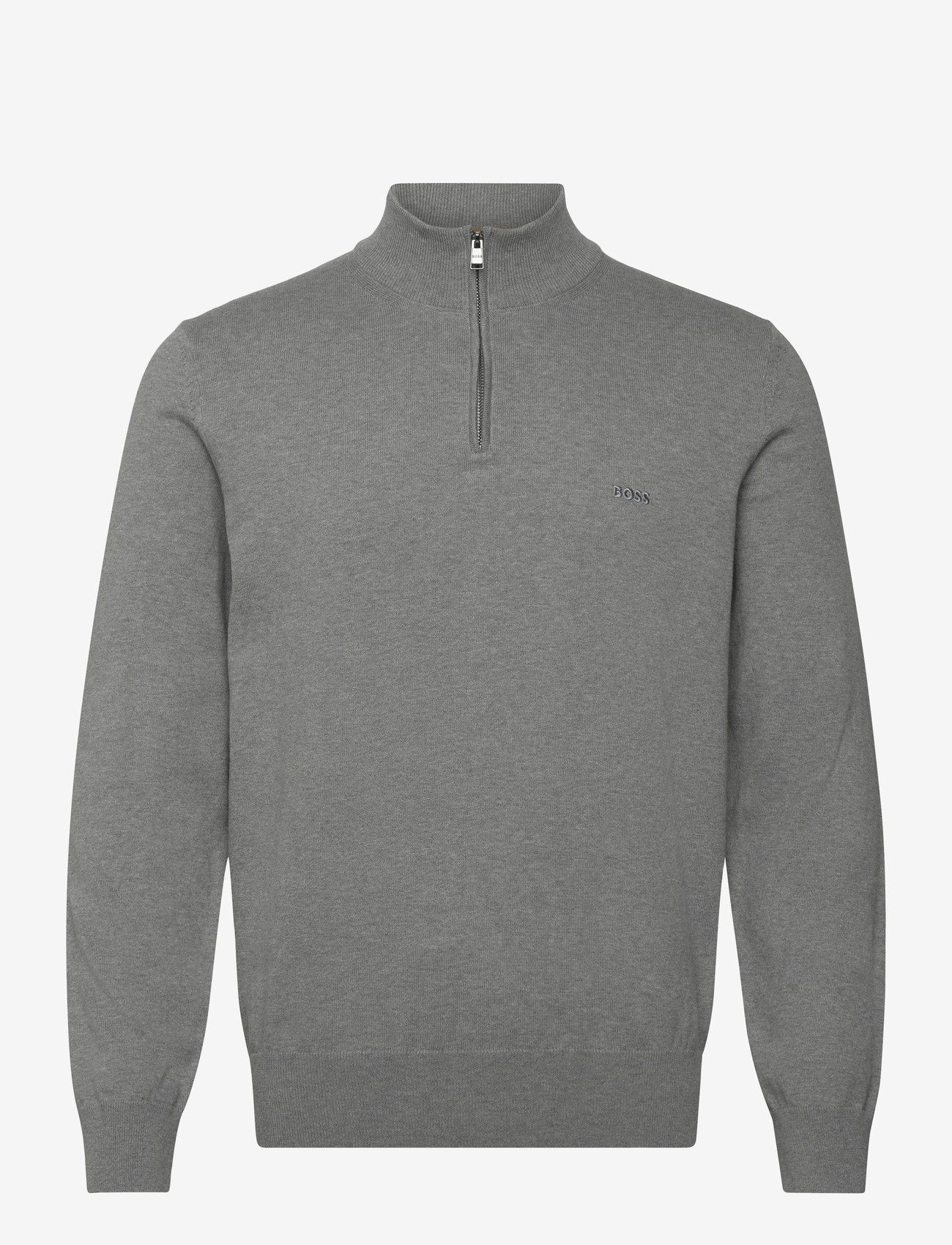 BOSS - Padro-L - half zip jumpers - silver - 0