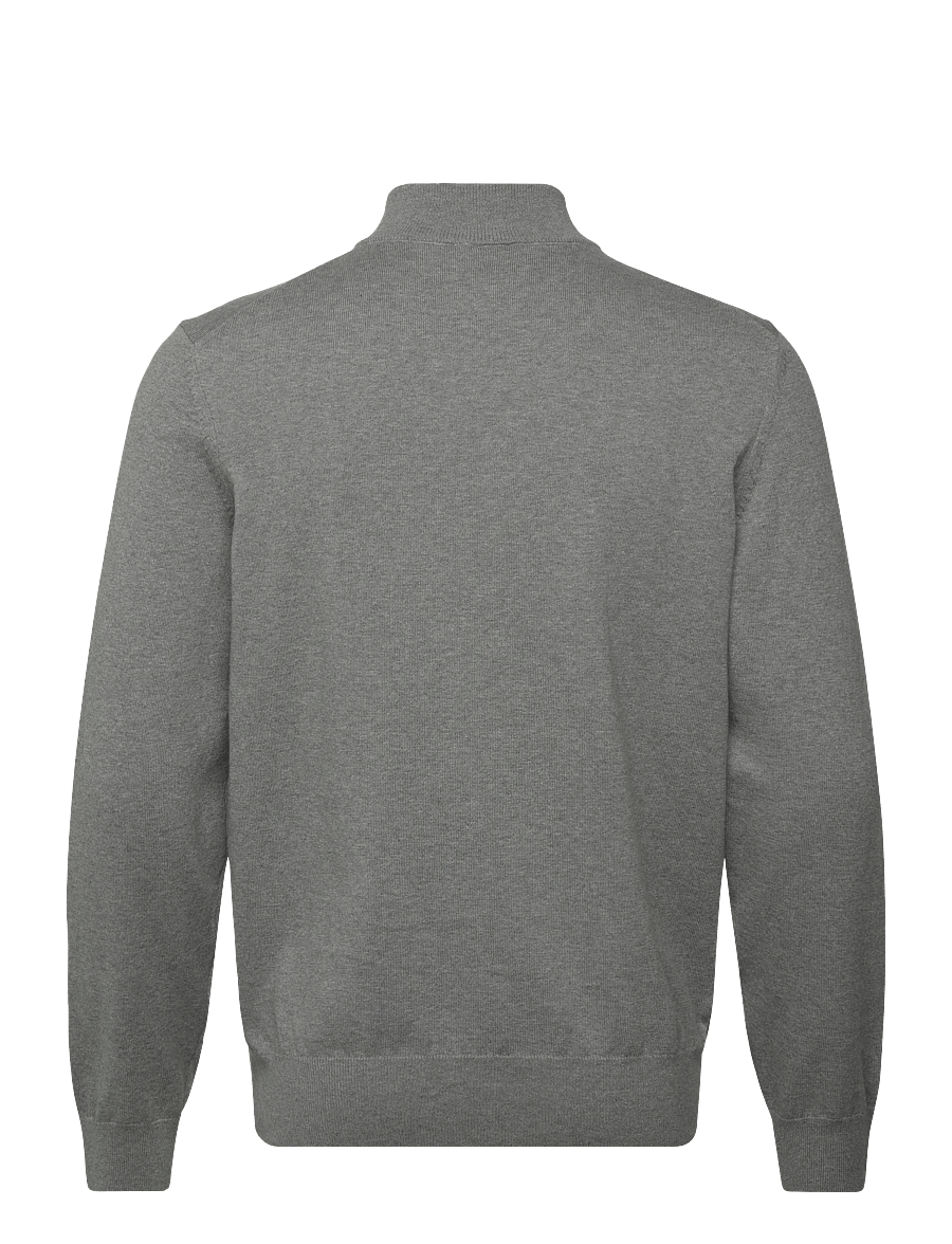 BOSS - Padro-L - pullover mit halbem reißverschluss - silver - 1