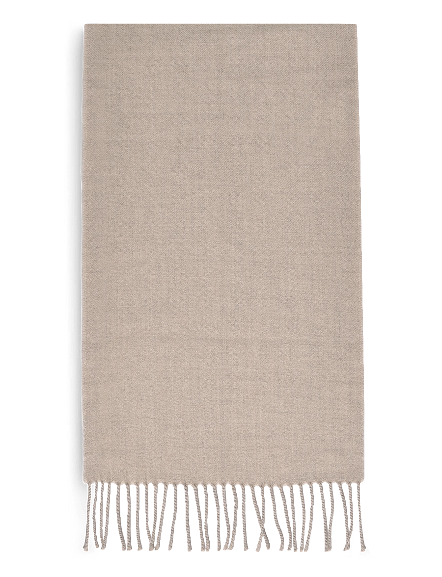 BOSS - Zesy_35*180 - winterschals - open white - 1