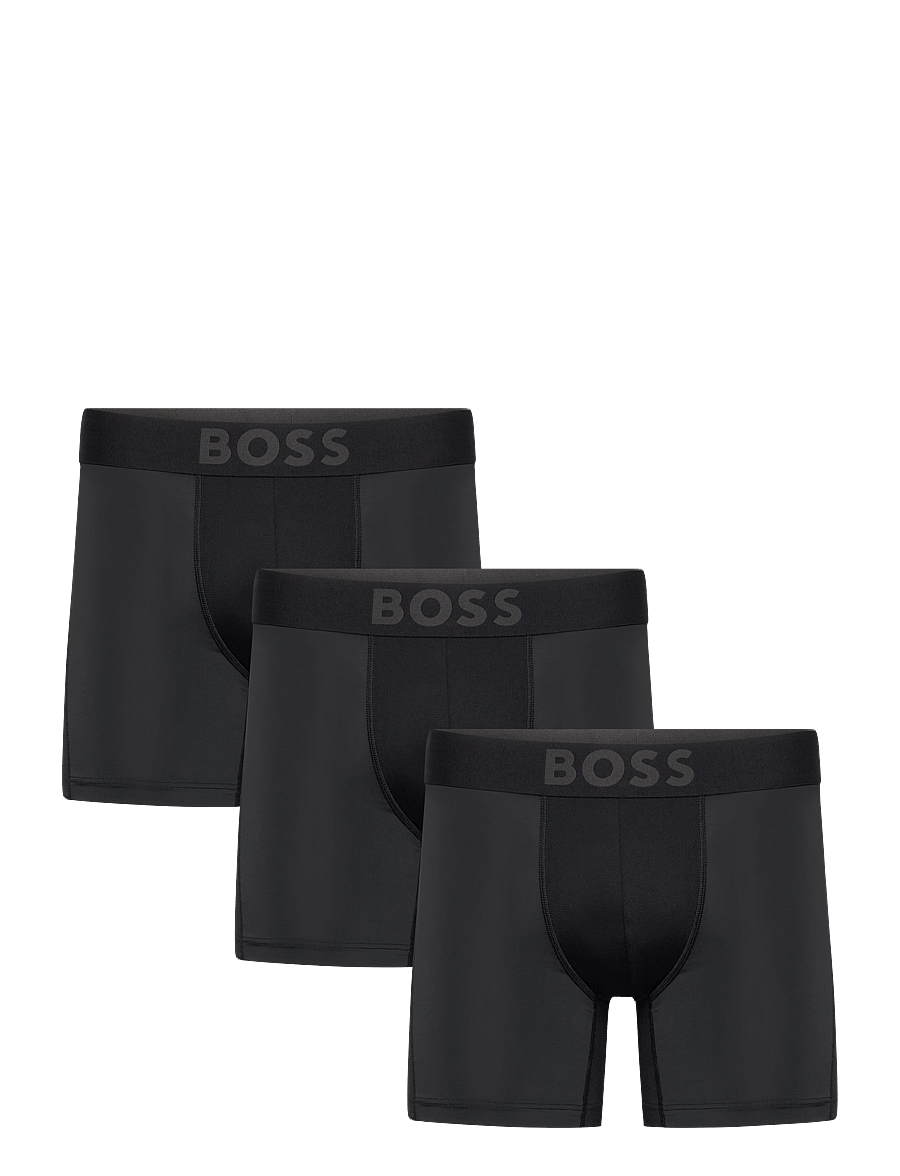 BOSS - BoxerBr 3P Active - multipack underbukser - black - 0