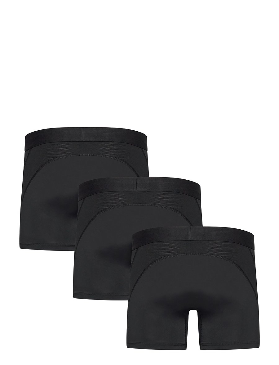 BOSS - BoxerBr 3P Active - multipack underbukser - black - 1