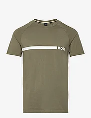 BOSS - T-Shirt RN Slim Fit - short-sleeved t-shirts - beige/khaki - 0