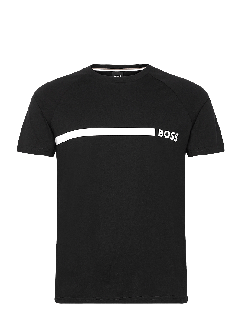 BOSS - T-Shirt RN Slim Fit - kortärmade t-shirts - black - 0