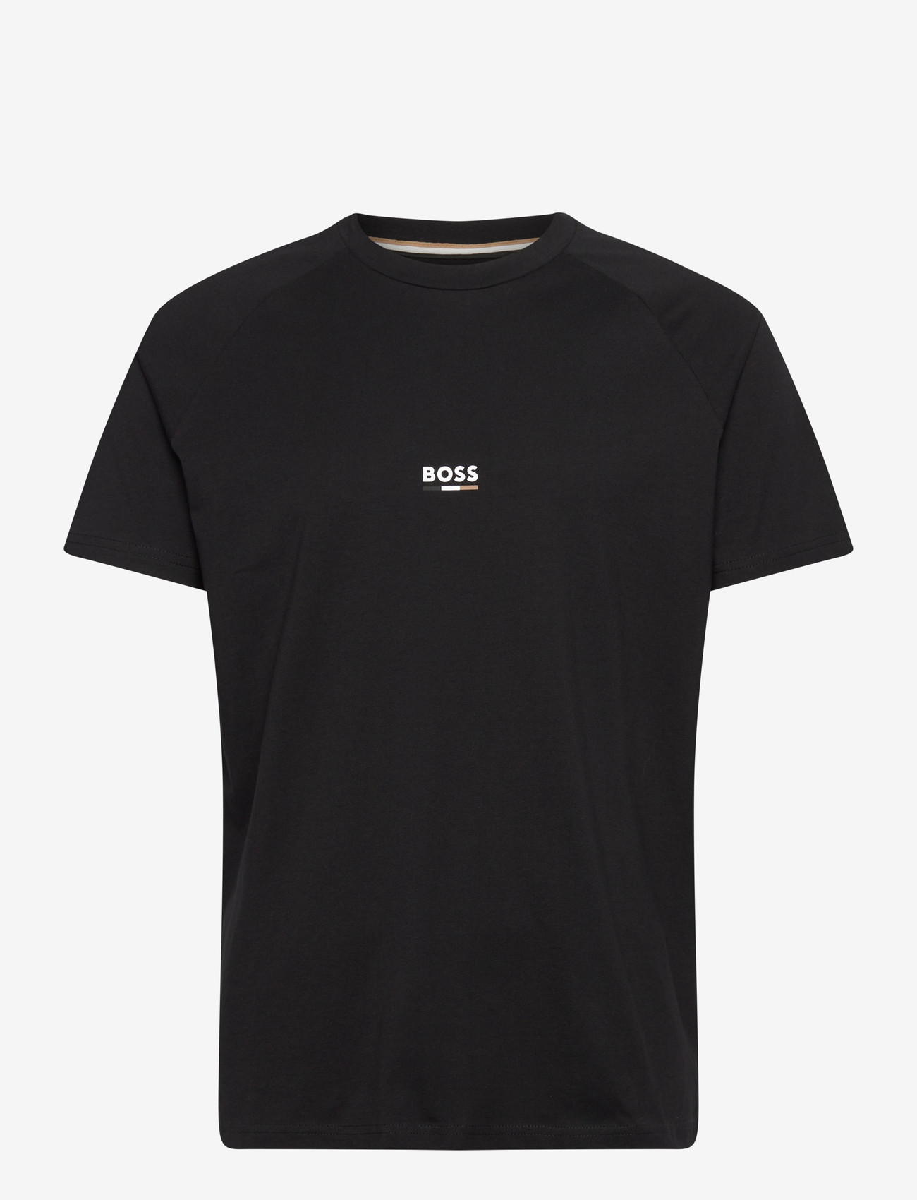 BOSS - T-Shirt RN Slim Fit - kortärmade t-shirts - black - 0