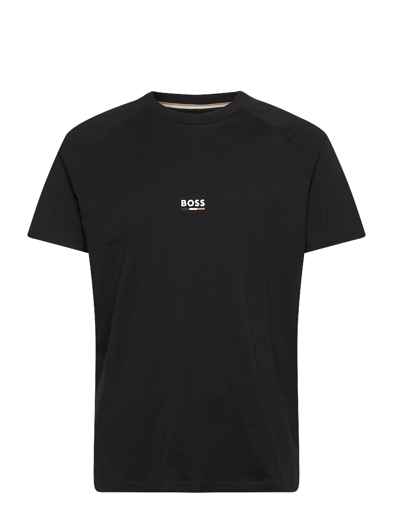 BOSS - T-Shirt RN Slim Fit - kortärmade t-shirts - black - 0