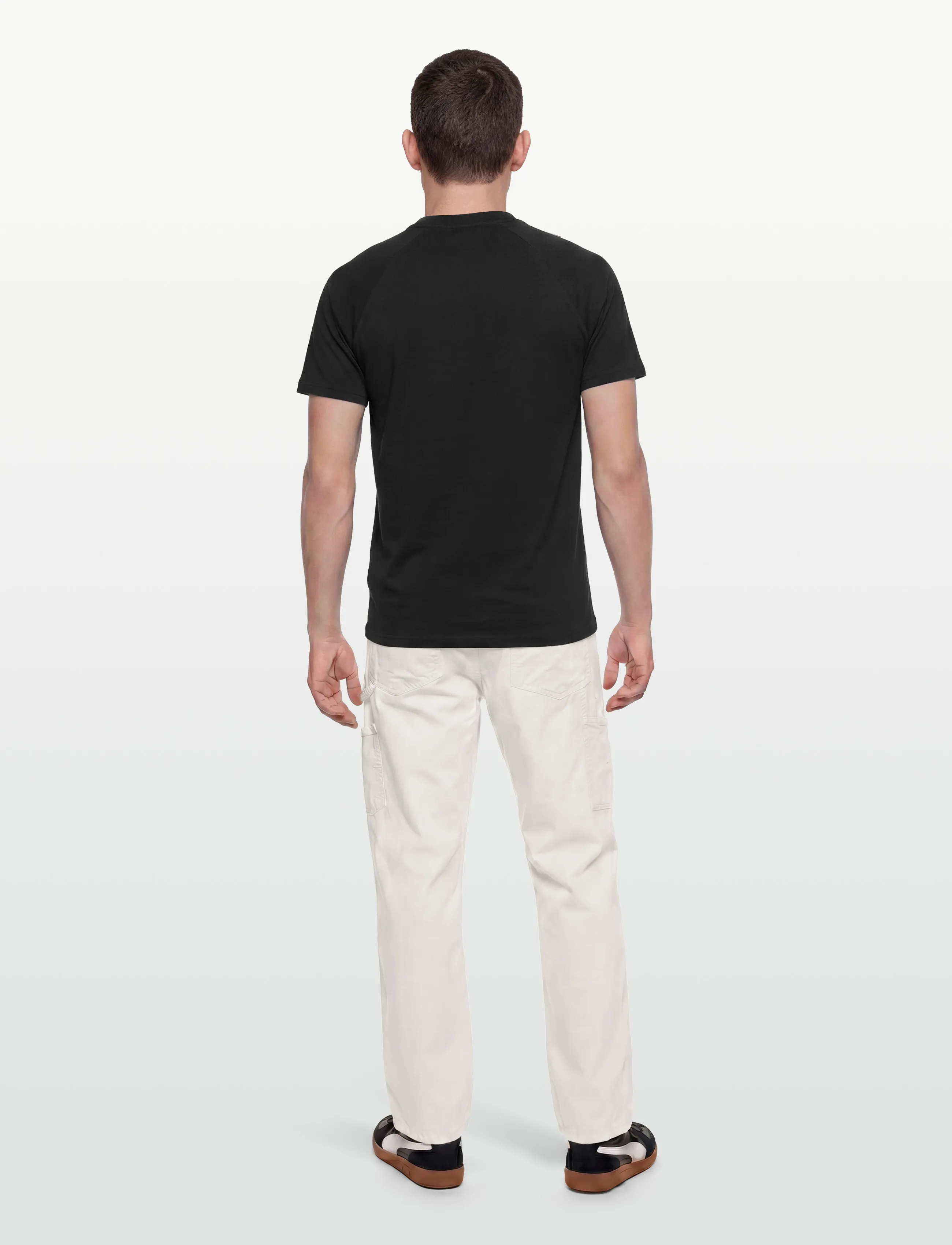 BOSS - T-Shirt RN Slim Fit - kurzärmelig - black - 4