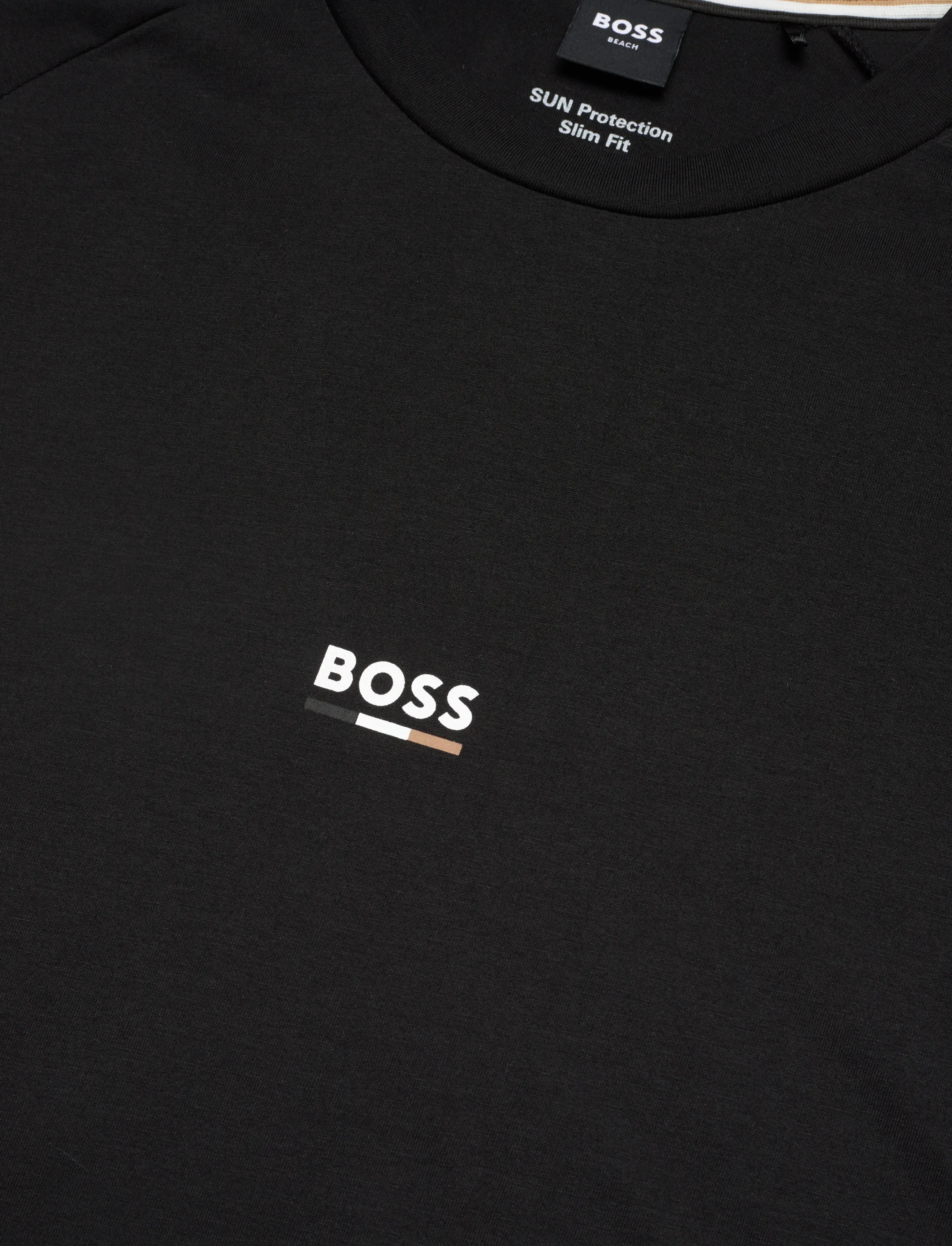 BOSS - T-Shirt RN Slim Fit - kurzärmelig - black - 5