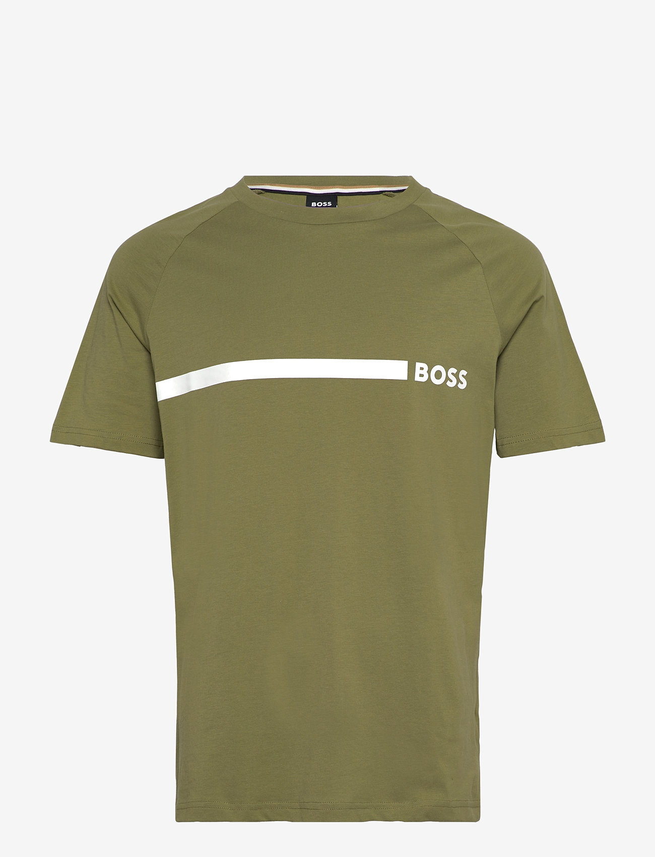 BOSS - T-Shirt RN Slim Fit - kortærmede t-shirts - medium green - 0