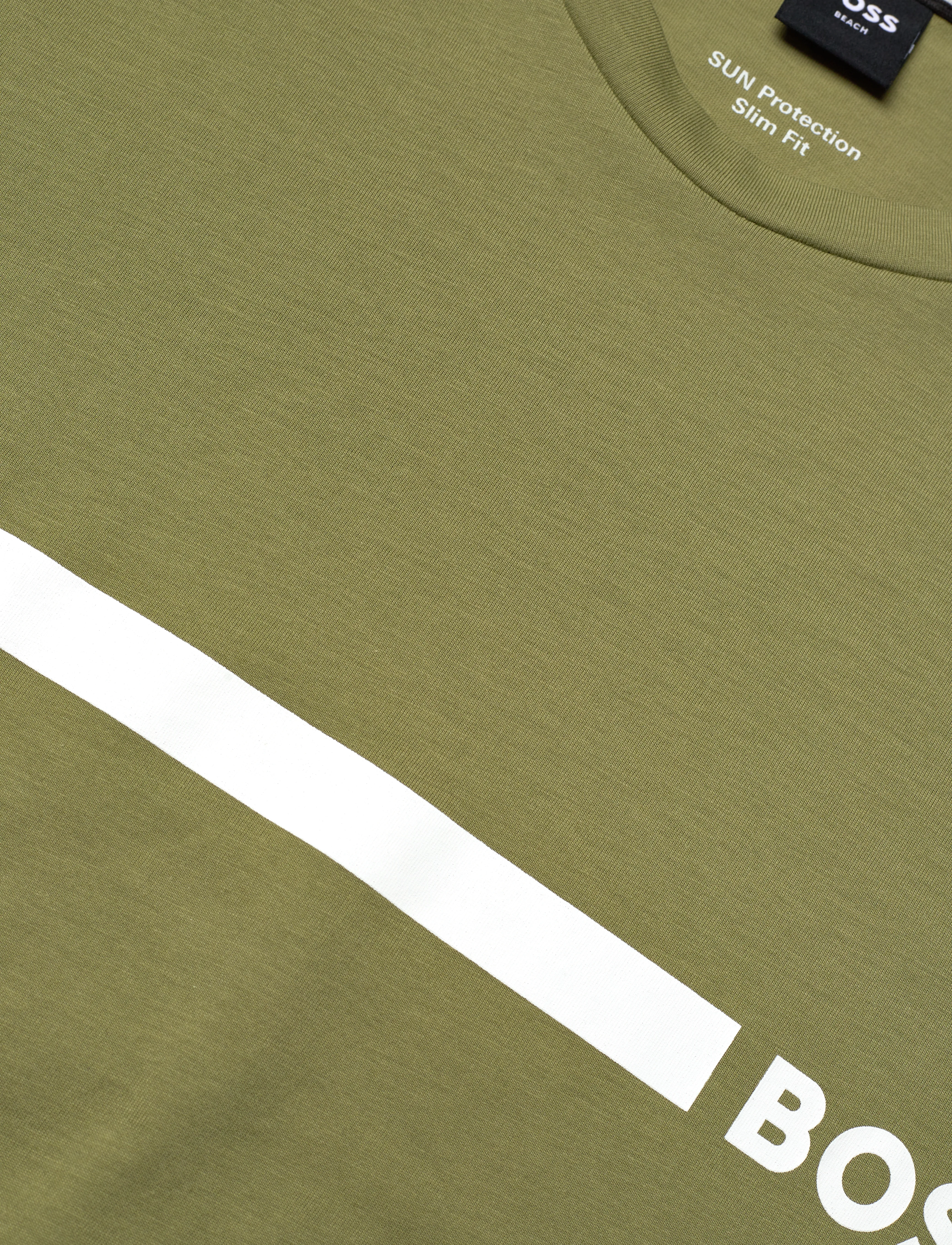 BOSS - T-Shirt RN Slim Fit - kurzärmelig - medium green - 2