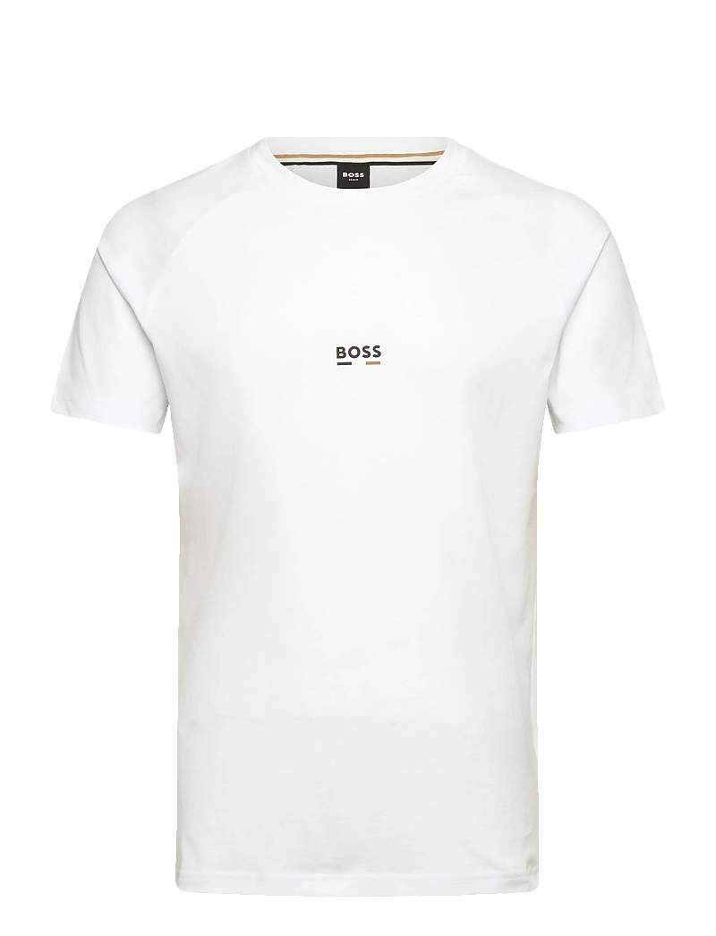 BOSS - T-Shirt RN Slim Fit - kortärmade t-shirts - natural - 0
