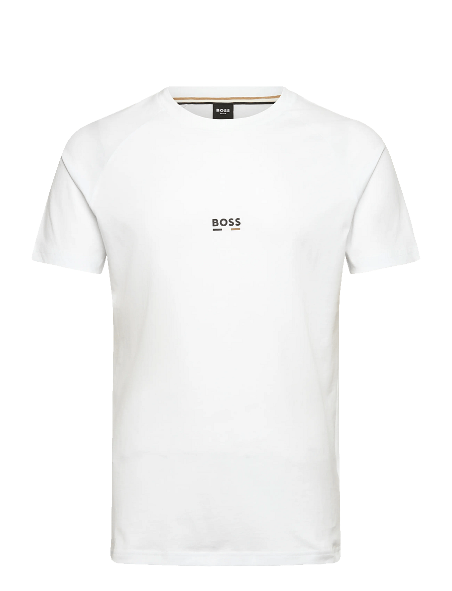 BOSS - T-Shirt RN Slim Fit - kurzärmelige t-shirts - natural - 1