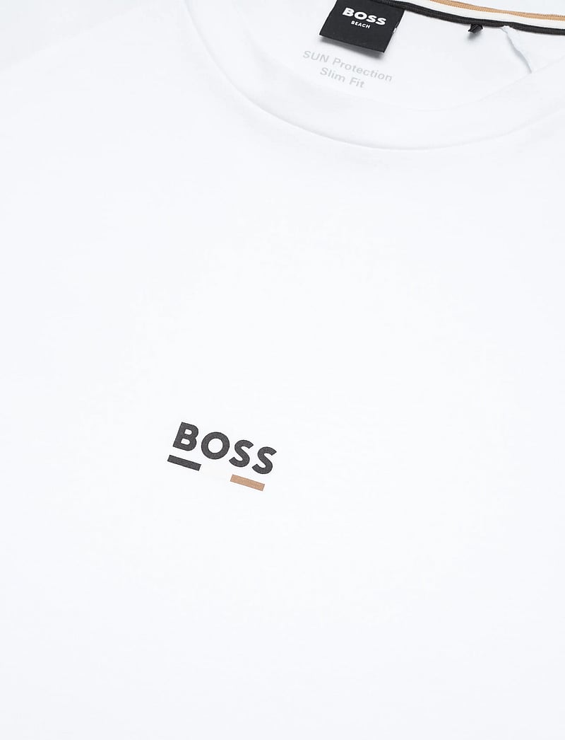 BOSS - T-Shirt RN Slim Fit - kortärmade t-shirts - natural - 2