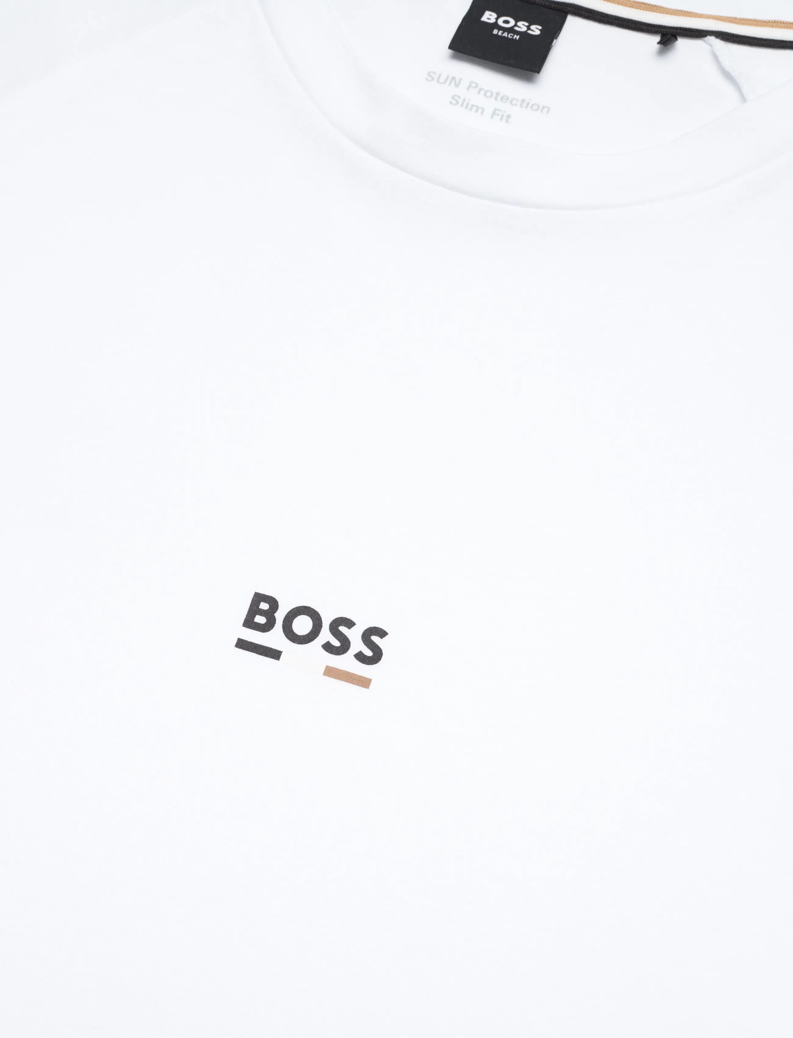 BOSS - T-Shirt RN Slim Fit - kortærmede t-shirts - natural - 5