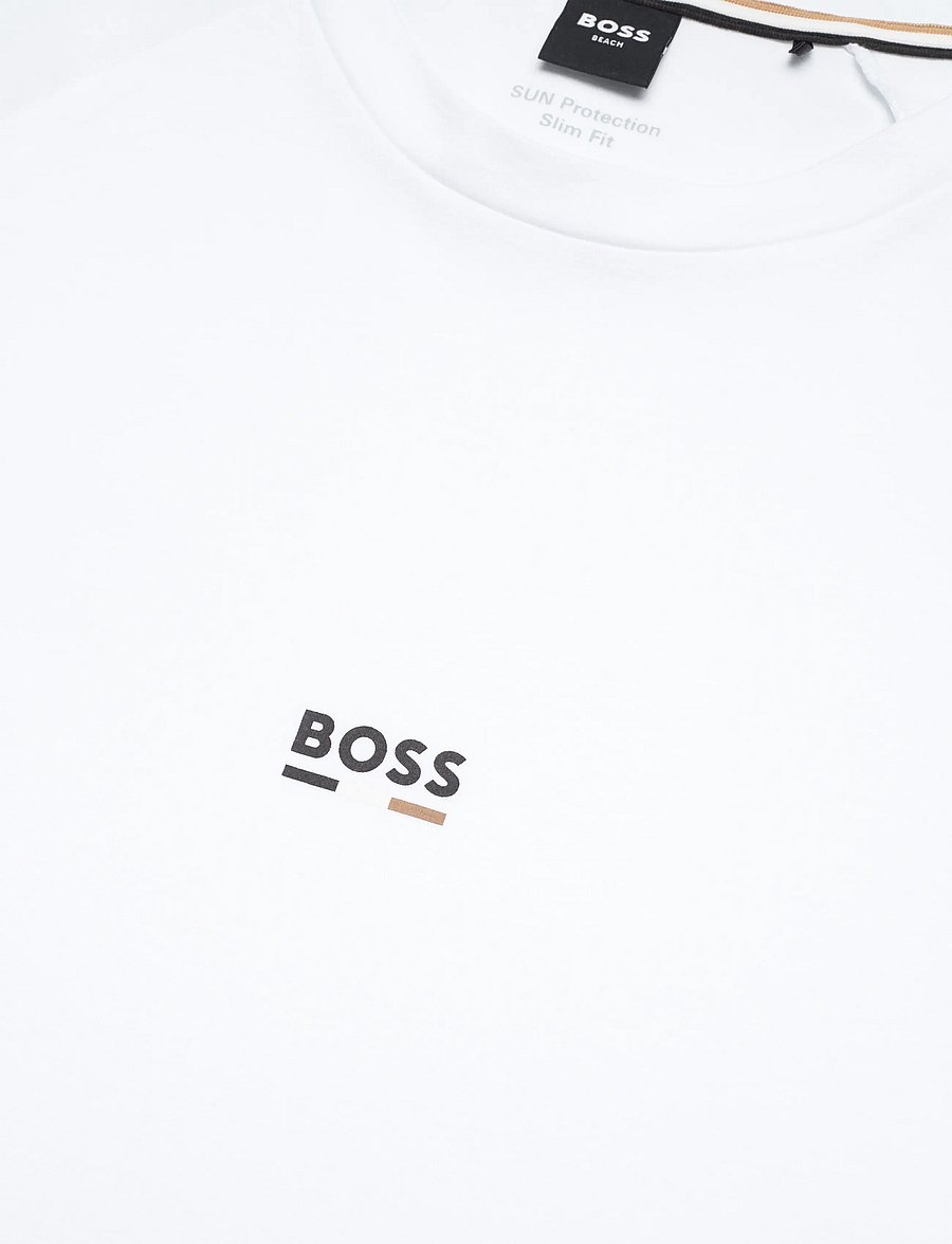 BOSS - T-Shirt RN Slim Fit - kurzärmelige t-shirts - natural - 5