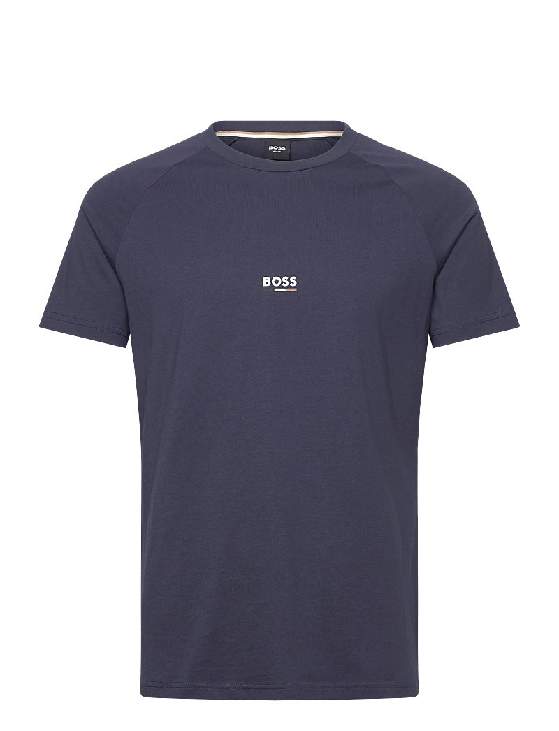 BOSS - T-Shirt RN Slim Fit - kortärmade t-shirts - navy - 0