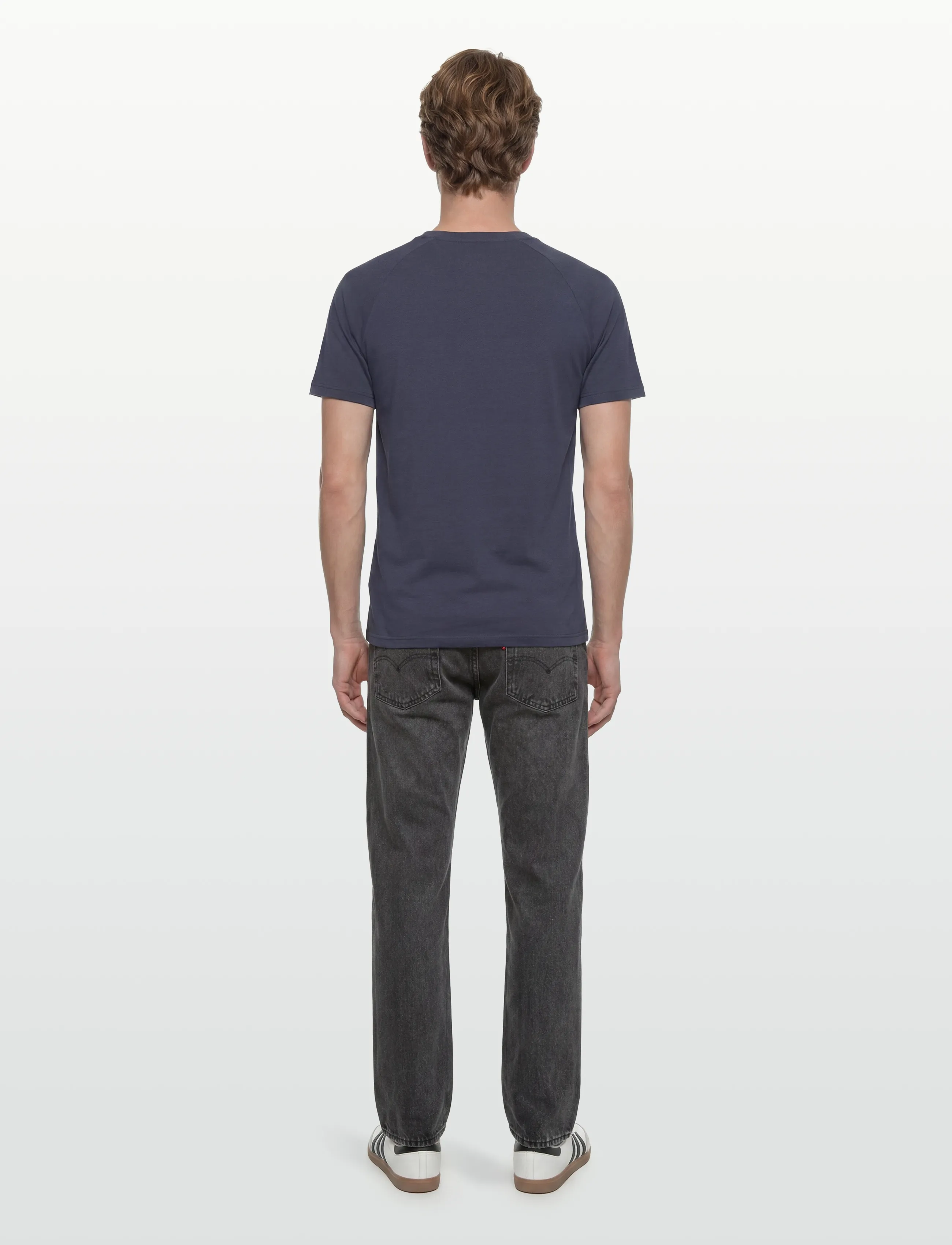BOSS - T-Shirt RN Slim Fit - kortærmede t-shirts - navy - 4