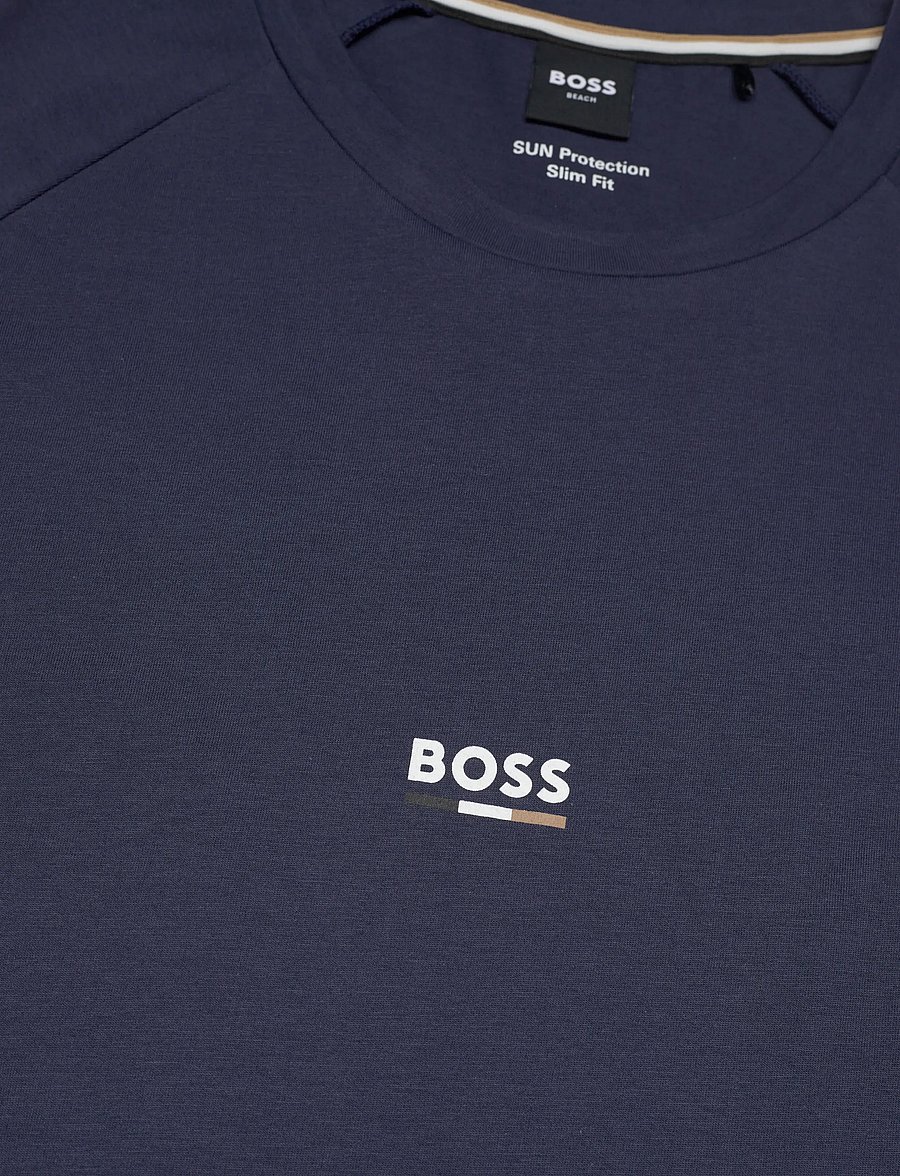 BOSS - T-Shirt RN Slim Fit - kortærmede t-shirts - navy - 5