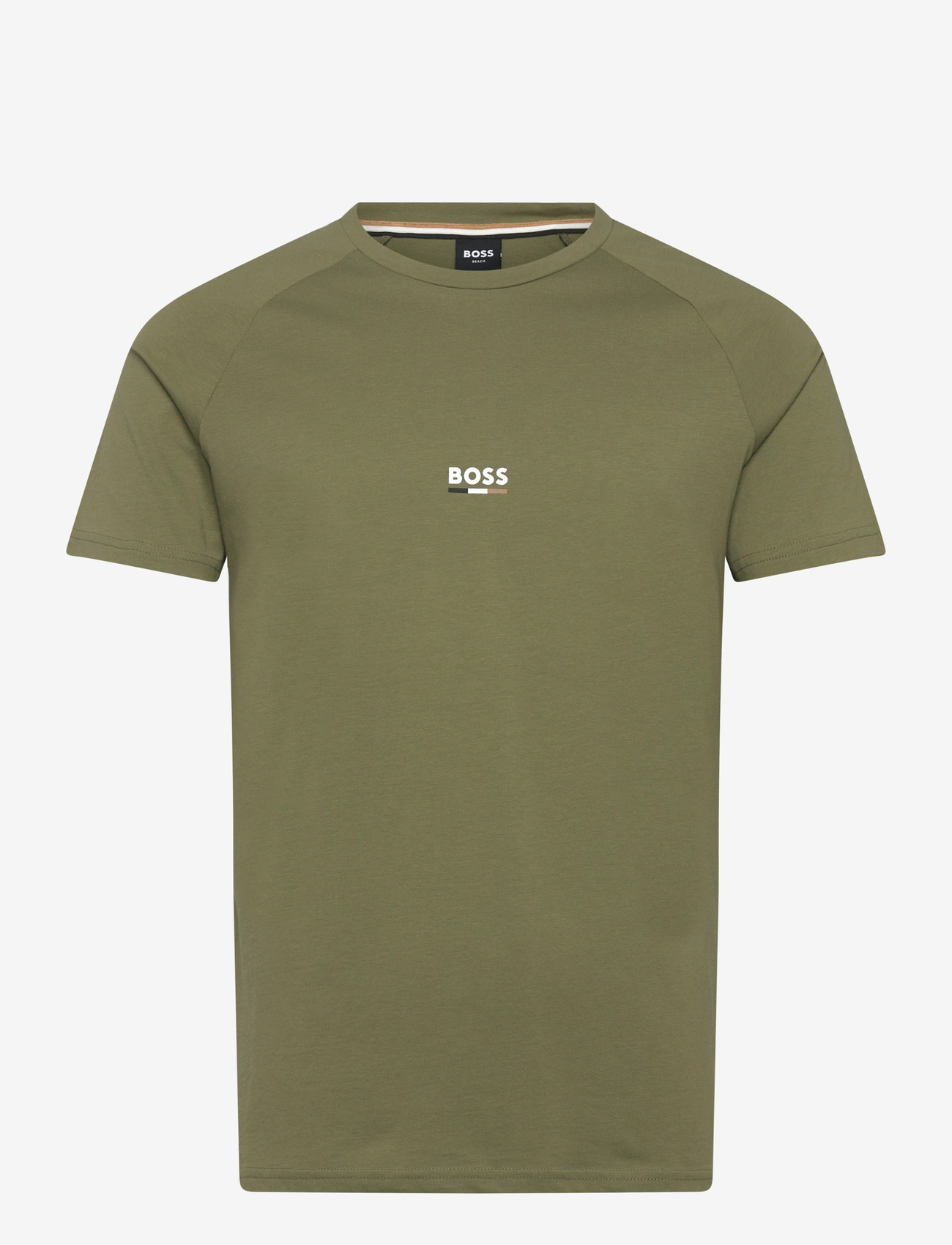 BOSS - T-Shirt RN Slim Fit - kortærmede t-shirts - open green - 1
