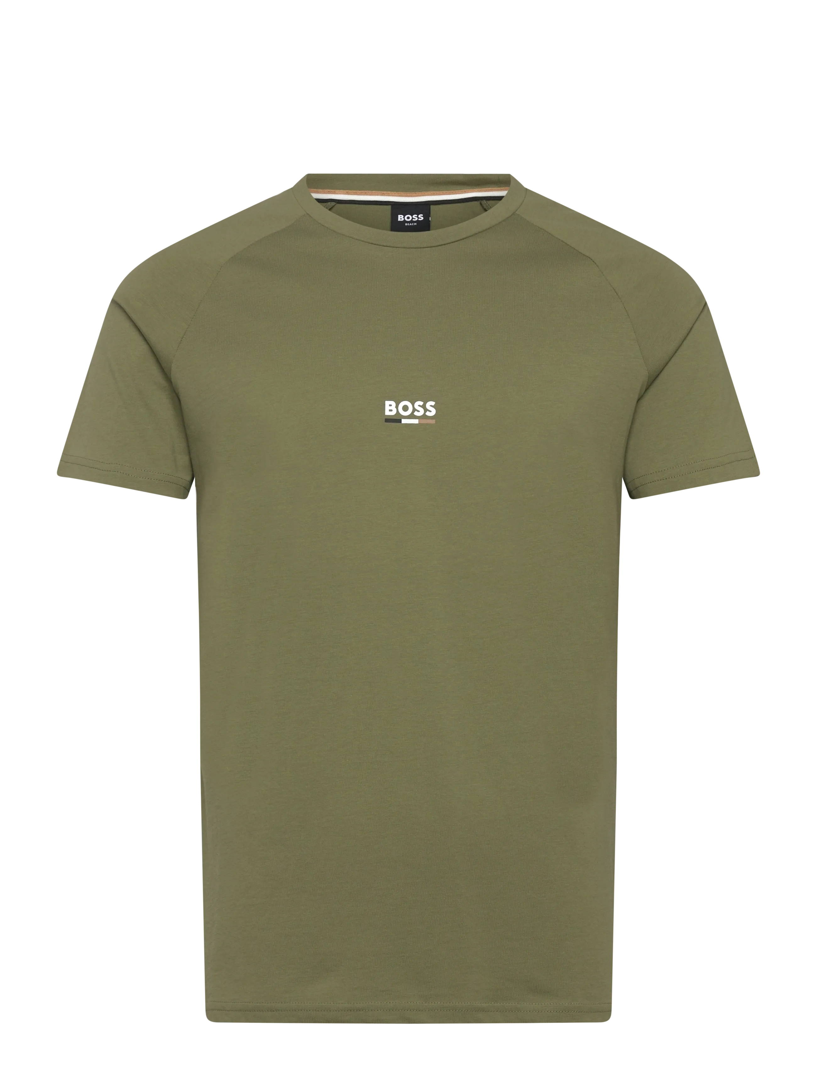 BOSS T-Shirt RN Slim Fit - T-shirts - OPEN GREEN / khaki/green