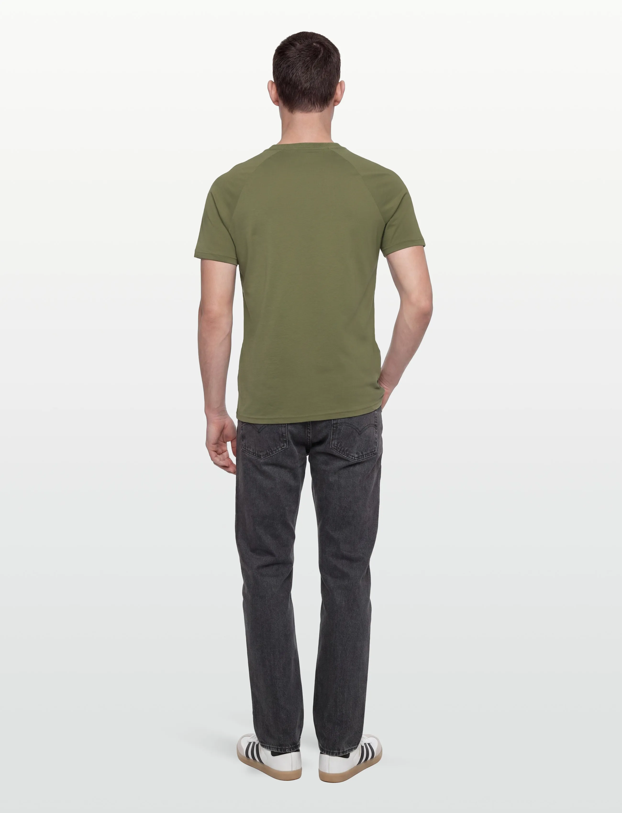 BOSS - T-Shirt RN Slim Fit - lühikeste varrukatega t-särgid - open green - 4