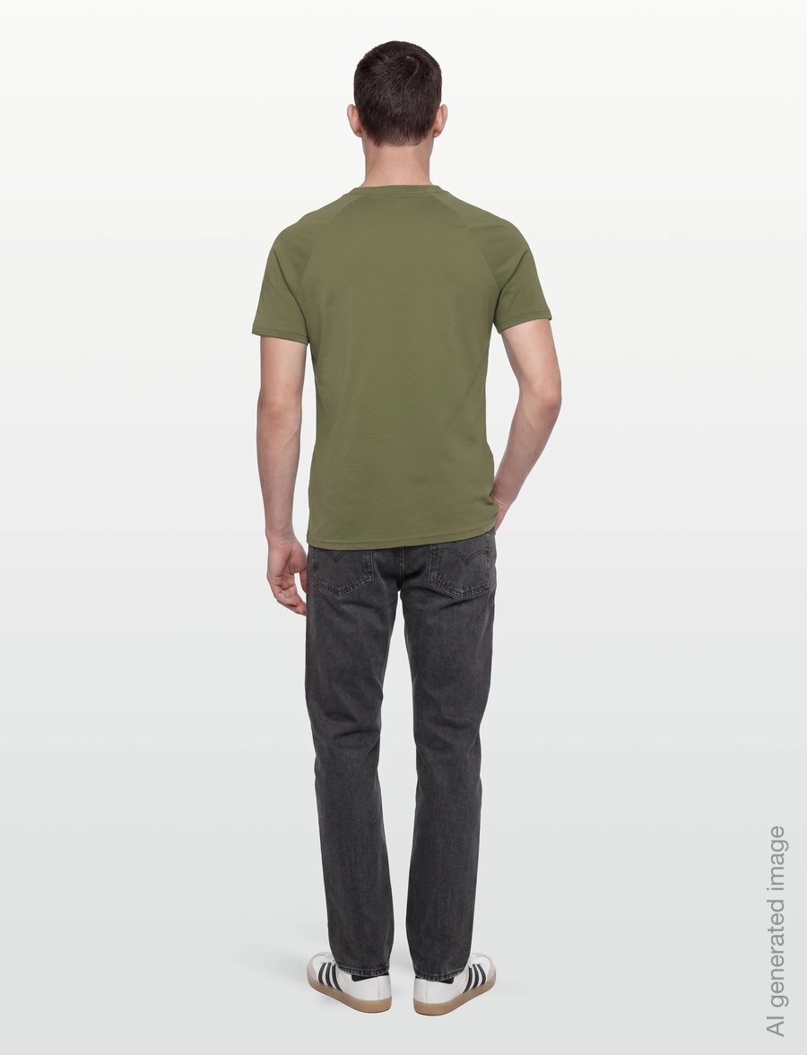 BOSS - T-Shirt RN Slim Fit - kurzärmelige t-shirts - open green - 4