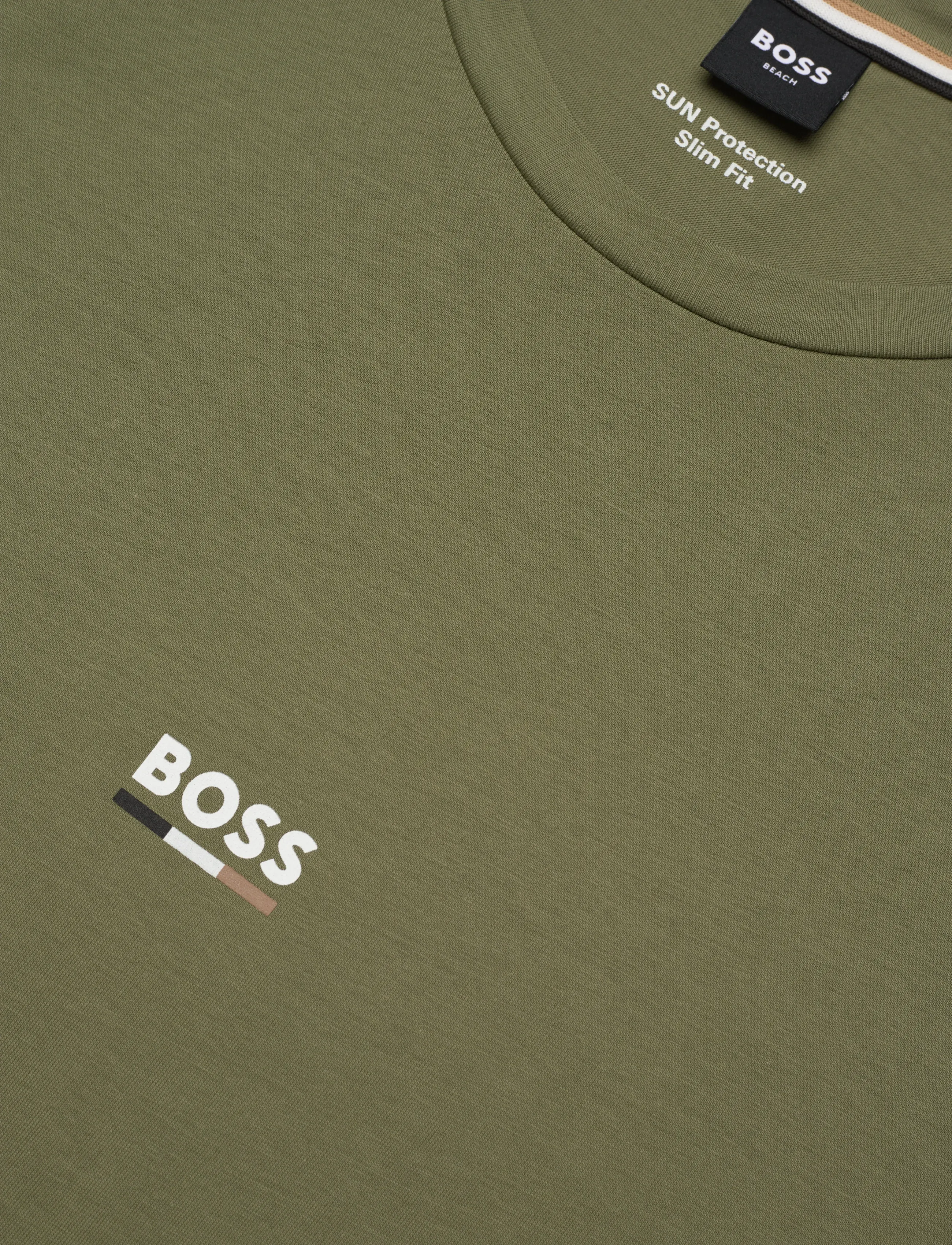 BOSS - T-Shirt RN Slim Fit - lühikeste varrukatega t-särgid - open green - 5